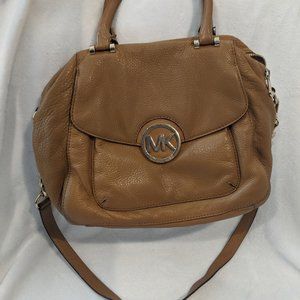 Michael Kors Purse/ Handbag Tan Leather